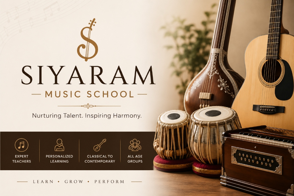 Siyaram Music School Student Practice